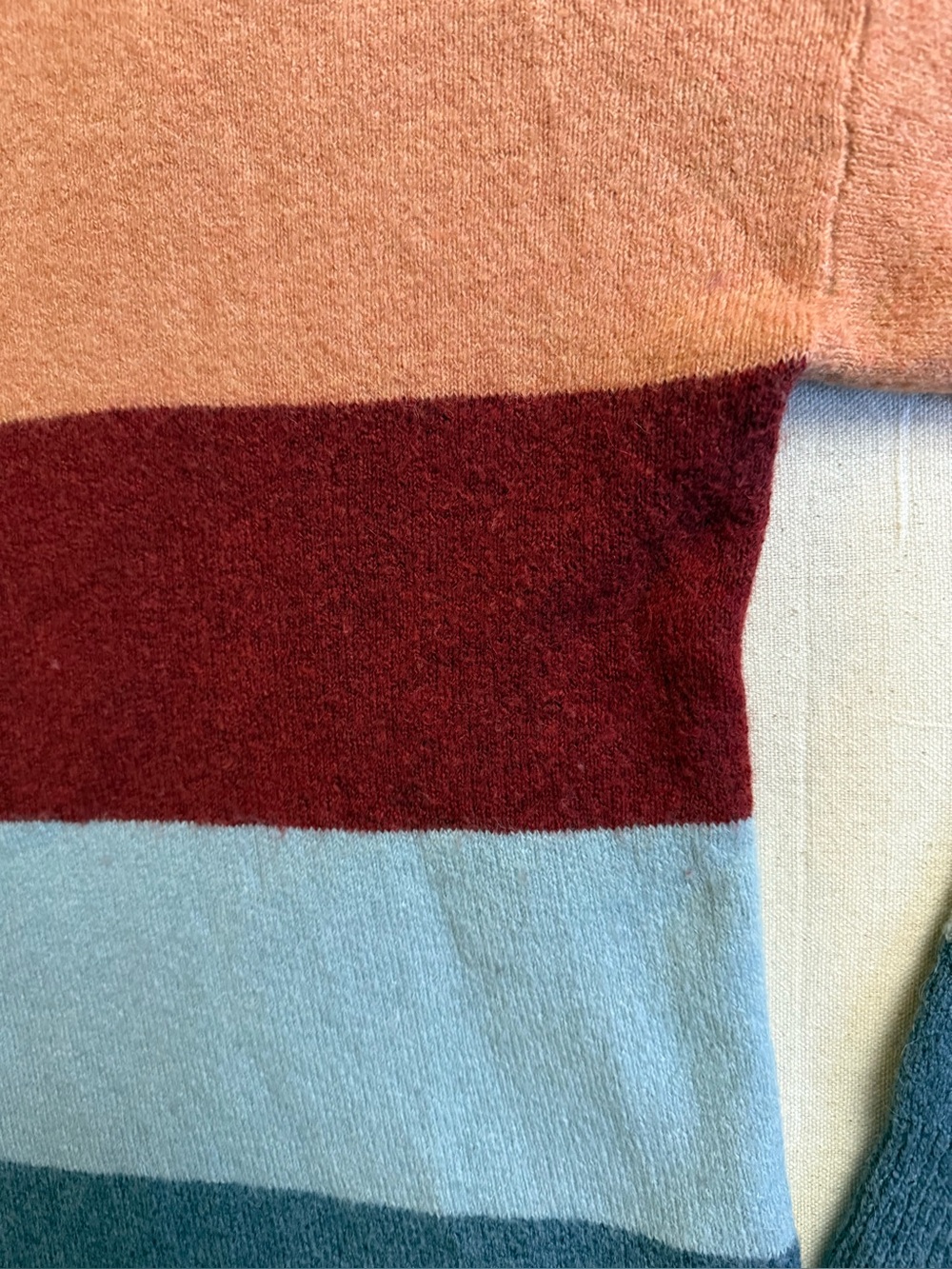 Madewell Sweater Women’s Small Crofton Striped Pullover Wool Alpaca Blend - Picture 3 of 13